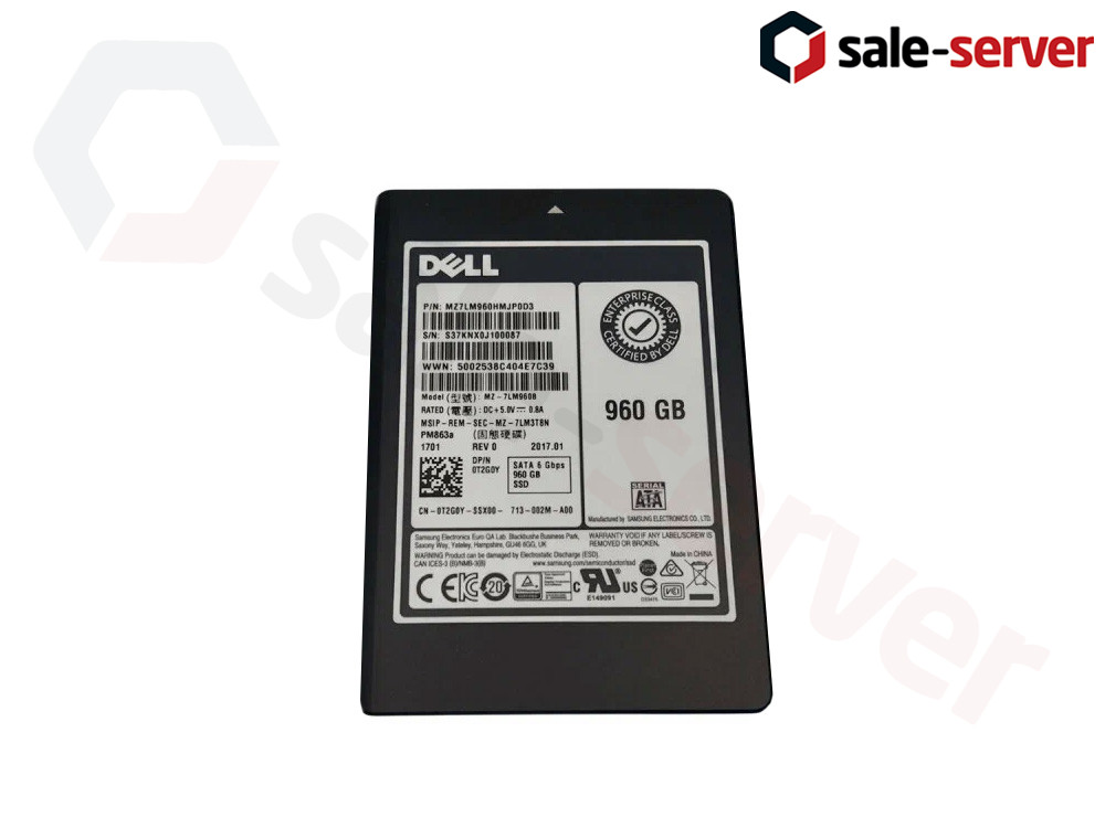 НОВЫЙ 960GB SATAIII DELL 0T2G0Y (PM863a)